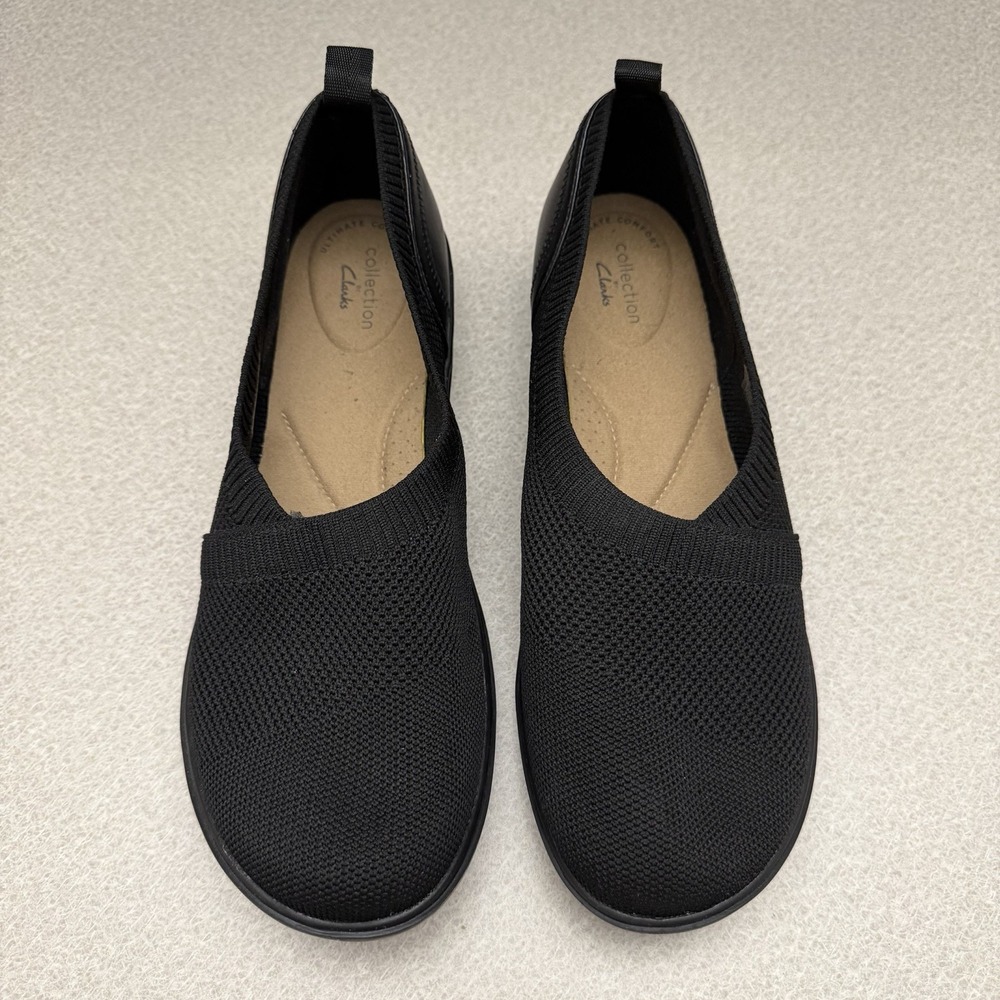 Womens Collection by Clarks Sashlyn Edge Slip-on Shoes Size 9 Black - Picture 6 of 11